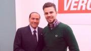 Il direttore di SM, Christian Pradelli, con il presidente Berlusconi