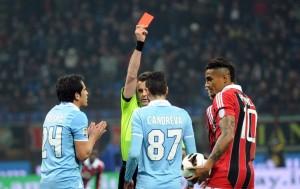 espulsione candreva milan-lazio (spaziomilan)