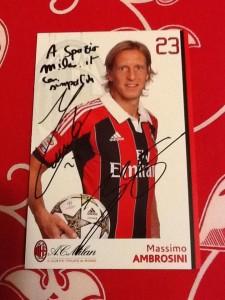 AUTOGRAFO AMBROSINI
