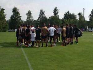 raduno allenamento milanello