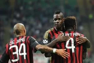 de jong balotelli muntari milan-celtic (spaziomilan)