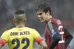 Kakà Dani Alves Milan-Barcellona (spaziomilan)