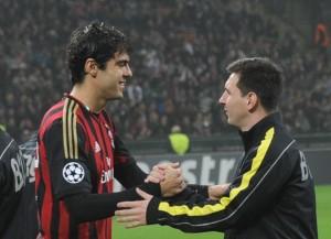 Kakà Messi Milan-Barcellona (Spaziomilan)