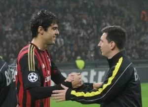 Kakà Messi Milan-Barcellona (Spaziomilan)