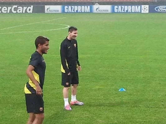 SM PHOTOGALLERY/ La rifinitura del Barcellona a San Siro