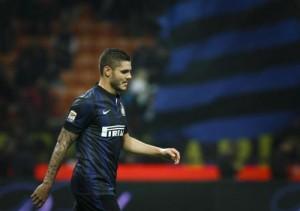 Mauro Icardi, giovane punta dell’Inter, in seconda posizione