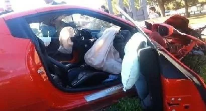 Niang in stato di fermo in seguito all’incidente con la sua Ferrari