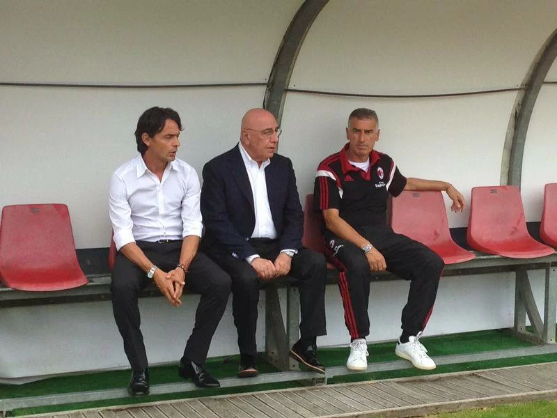 Galliani è a Milanello, pranzo con Inzaghi e poi assisterà all’allenamento
