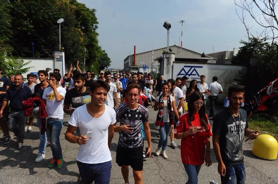 SM FOTO/ Al “Tardini” gremito il settore rossonero