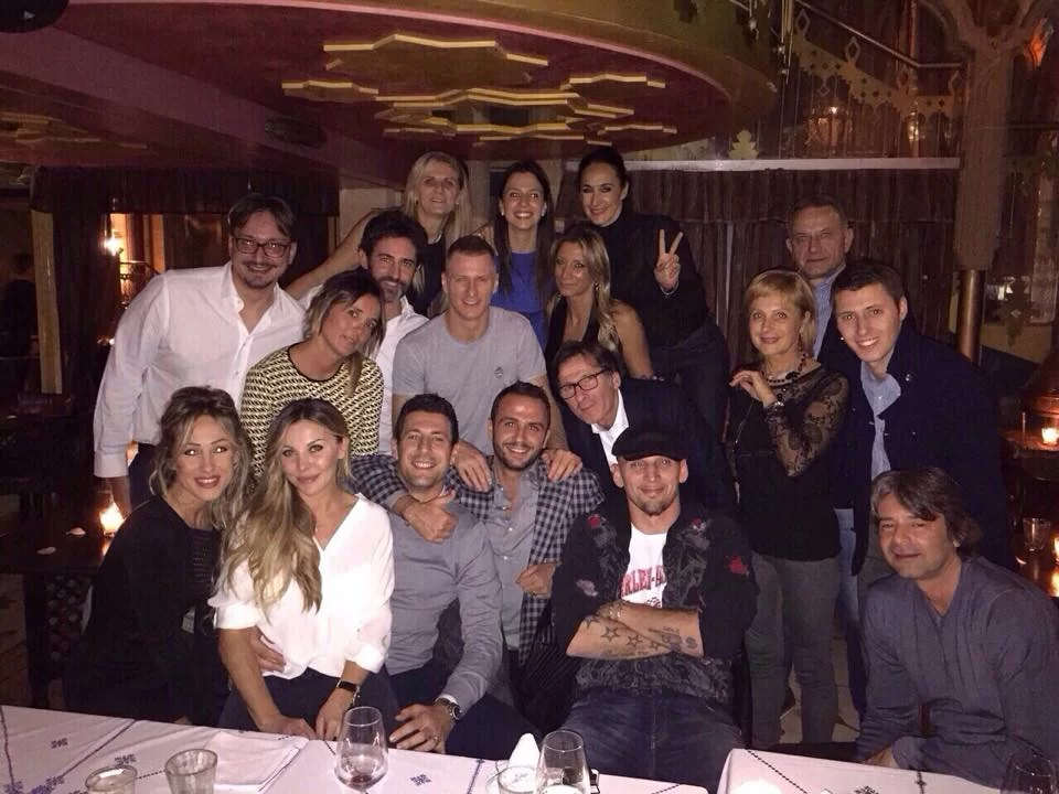 FOTO/ Abate festeggia il compleanno con Abbiati, Bonera e Pazzini