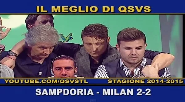 VIDEO/ Sampdoria-Milan a <i>QSVS</i>: tutte le esultanze