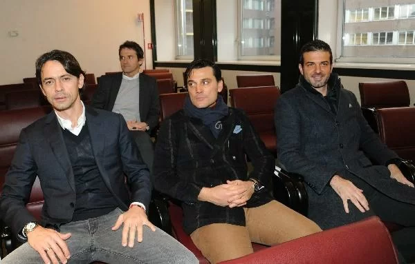 SM PHOTOGALLERY/ Inzaghi in Lega Serie A all’incontro con Conte