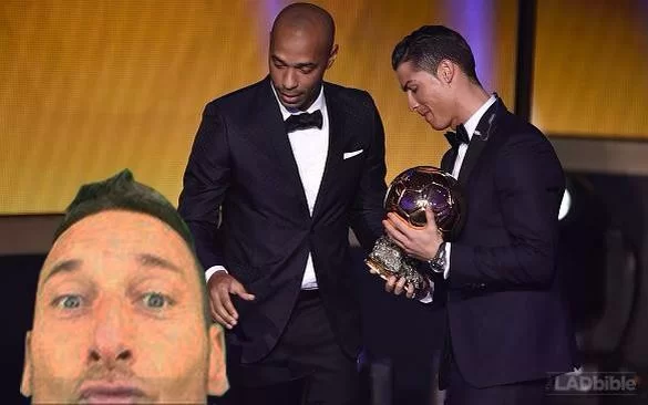 FOTOGALLERY – L’ironia del web sull’urlo di Cristiano Ronaldo alla vittoria del Pallone d’Oro