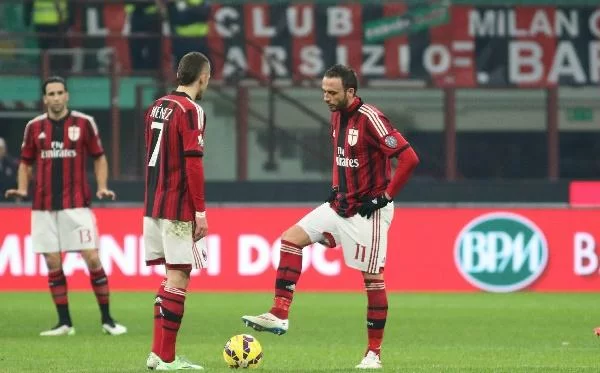 Sprofondo rossonero: nel 2015 è un Milan da zona retrocessione