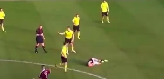 VIDEO – Entrata shock in Scozia: guardate cosa succede in Livingstone-Hearts