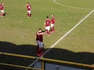 L'esultanza di Cutrone. 