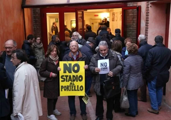 <i>GaSport</i>, i residenti del Portello contro lo stadio: “E’ una prepotenza”