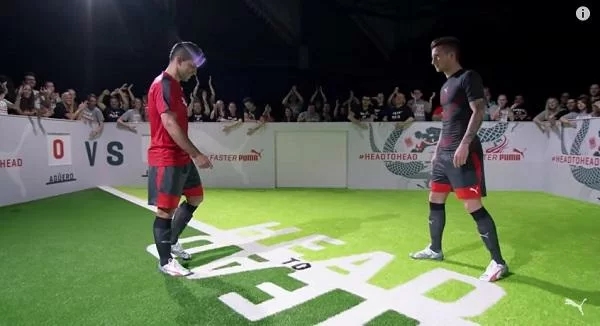 VIDEO – Che sfida in uno spot tra Aguero e Reus, il duello è spettacolare