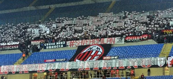 Lo striscione della Curva Sud: “Caro presidente, per noi nulla sarà mai più importante”