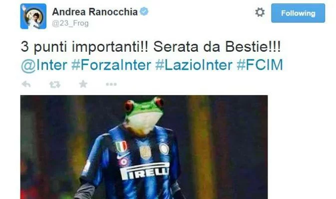 FOTO/ Ranocchia, tweet per Berlusconi: “Serata da bestie!”