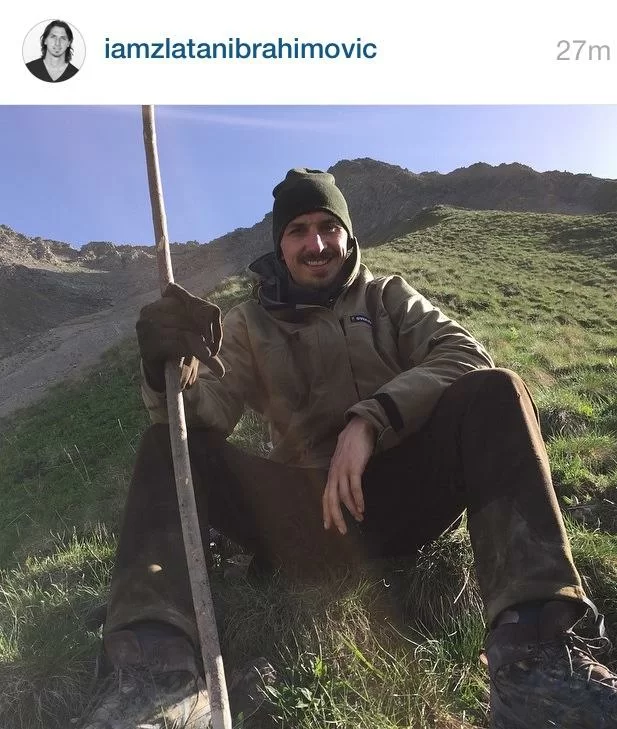 FOTO/ Ibra si rilassa in montagna, in attesa di conoscere il proprio futuro