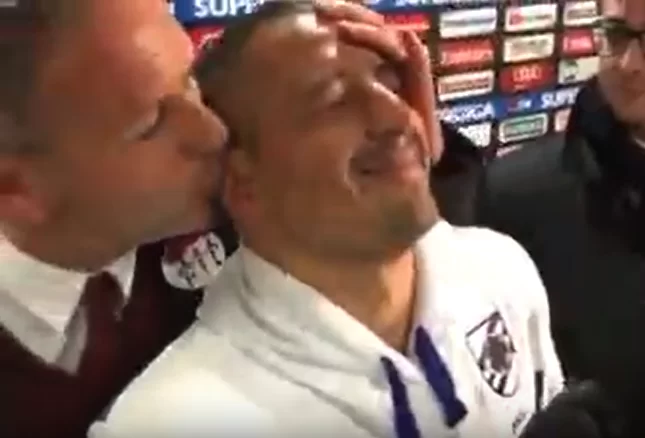 SM VIDEO/ Mihajlovic-Palombo, a fine gara scocca il bacio