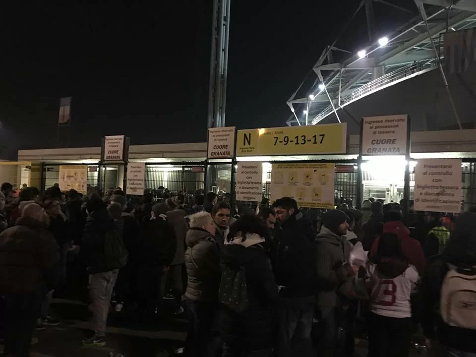 SM FOTO/ Alessandria-Milan, tornelli in tilt