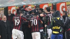 esultanza milan derby (spaziomilan)
