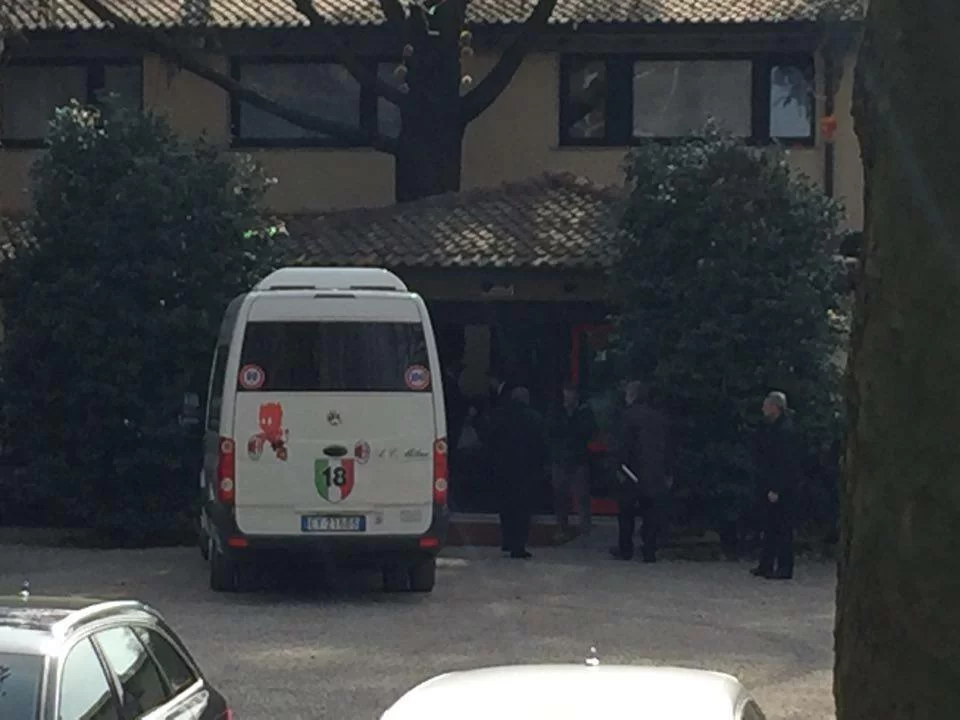 SM FOTO/ L’arrivo di Berlusconi a Milanello