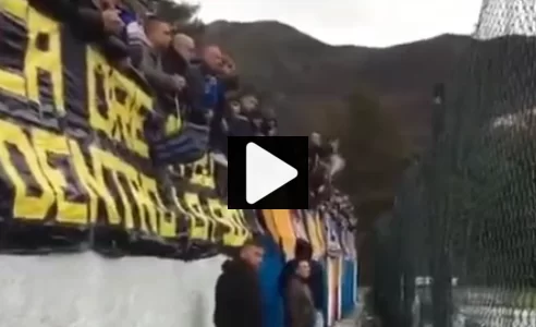 VIDEO – Samp, la ramanzina degli ultras prima del match col Frosinone: “Vogliamo dirvi due cose”