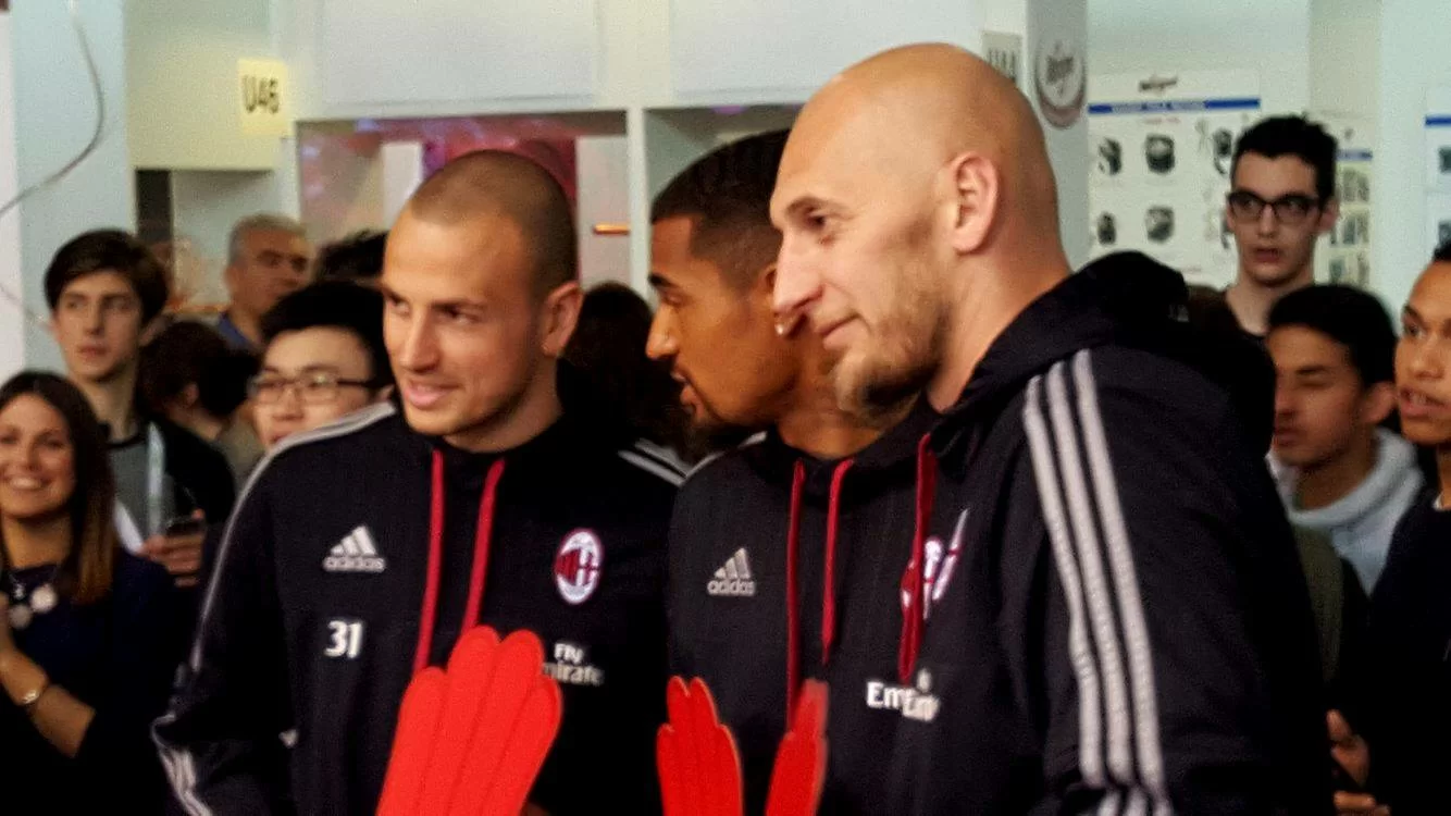 SM/ Evento Fujitsu, Abbiati: “Sono legato a questi colori”. Boateng: “Voglio segnare”. Antonelli: “Uniti con il mister”