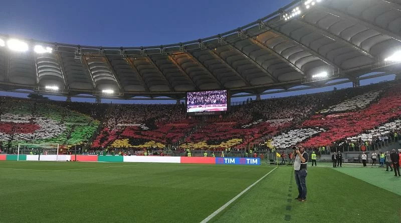 Rai Sport, Lazio-Milan: 40mila spettatori all’Olimpico, i rossoneri sono 3mila
