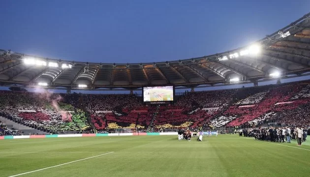 coreografia milan juventus