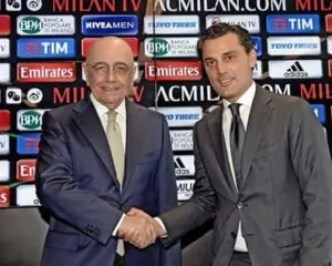 Galliani e Montella