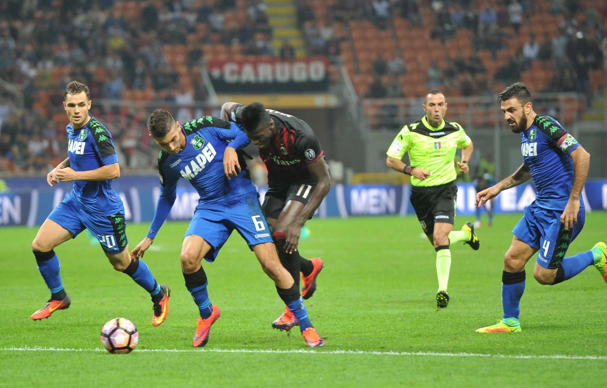 GaSport, Milan-Sassuolo: gli errori dell’arbitro Guida