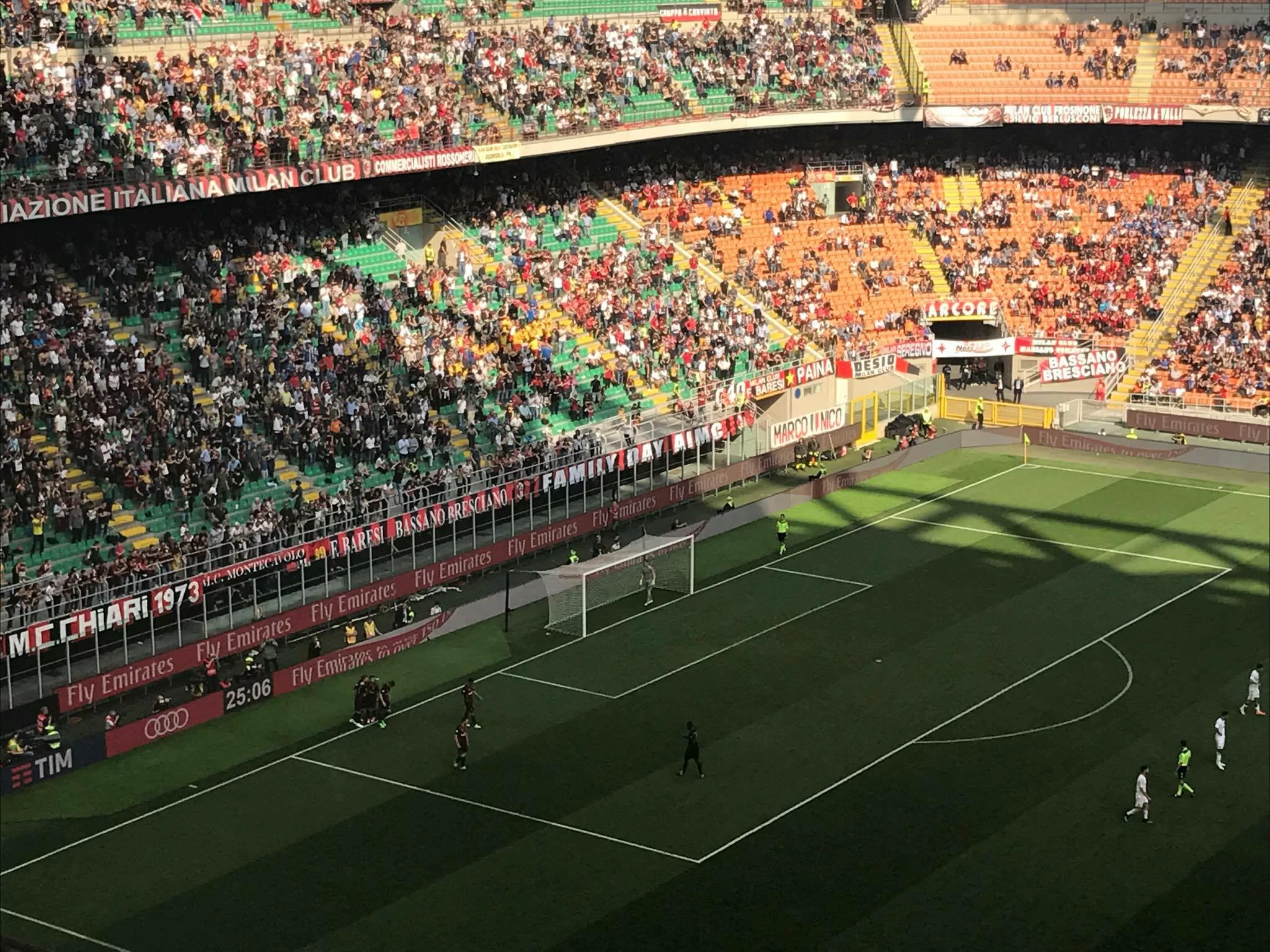 Oltre 35.000 spettatori per Milan-Palermo