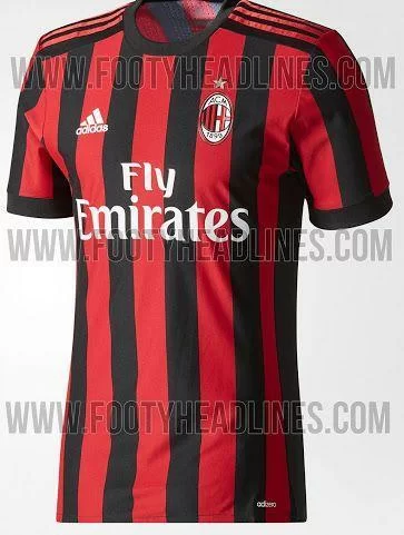 Ecco la nuova maglia del Milan per la prossima stagione