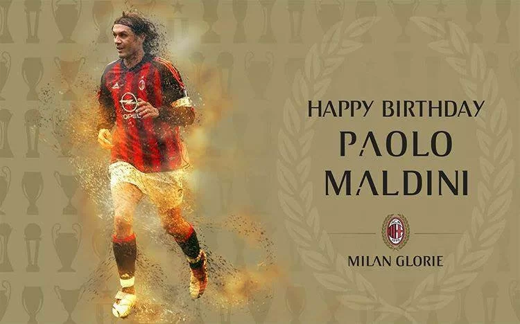 “Una leggenda, infiniti ricordi”: tanti auguri a Paolo Maldini!