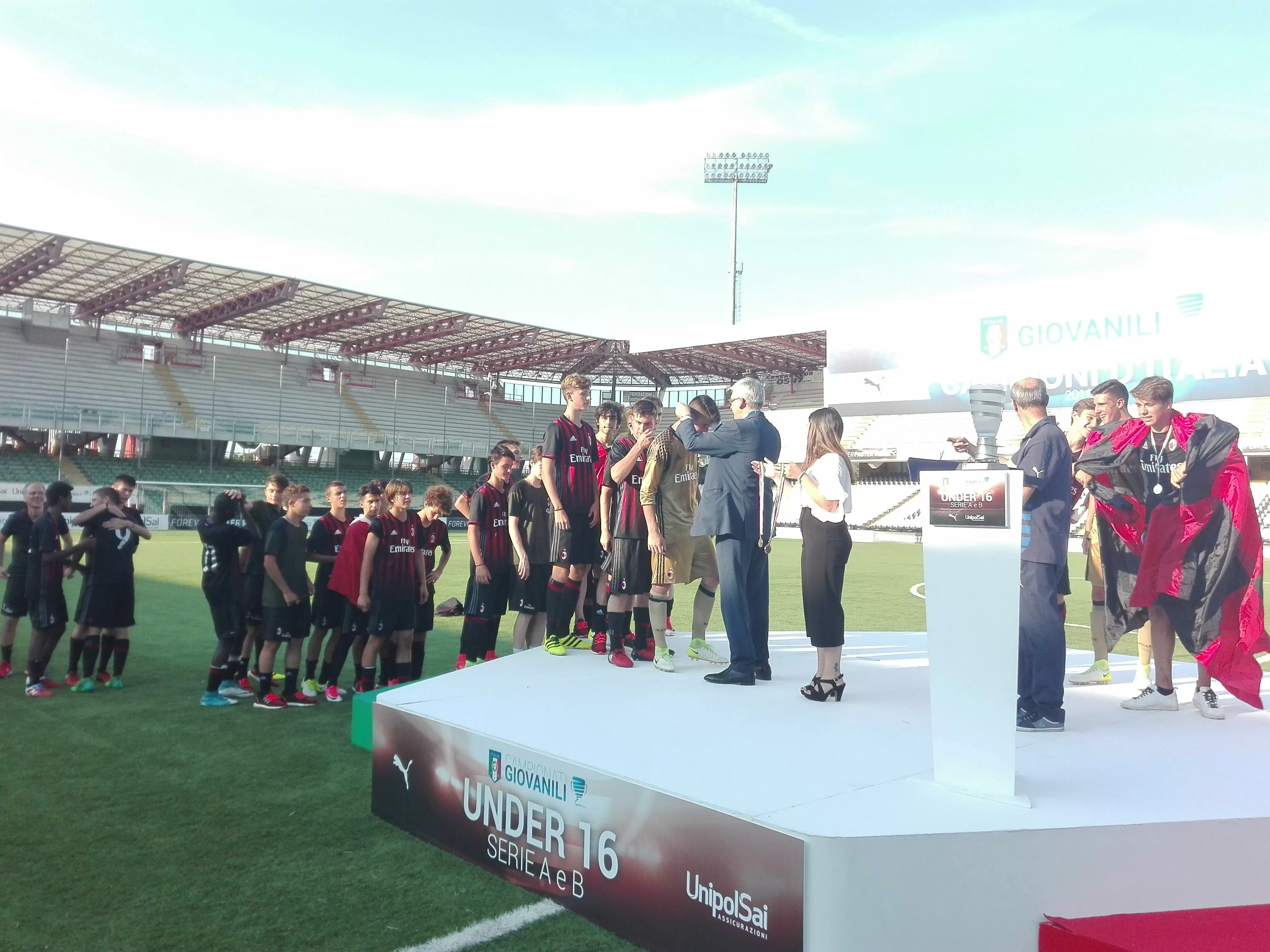 Milan Under 15, sconfitta nella finalissima. La Roma vince 2-0 ed è Campione d’Italia