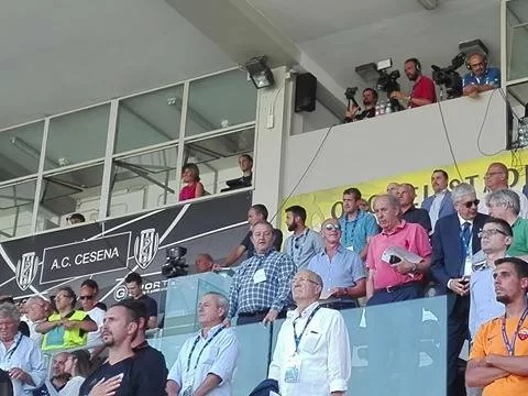 SM FOTO/ Anche Arrigo Sacchi presente al Manuzzi di Cesena