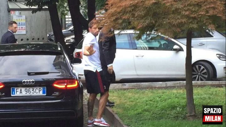 SM FOTO/ Borini arrivato alla clinica “La Madonnina” per le visite mediche