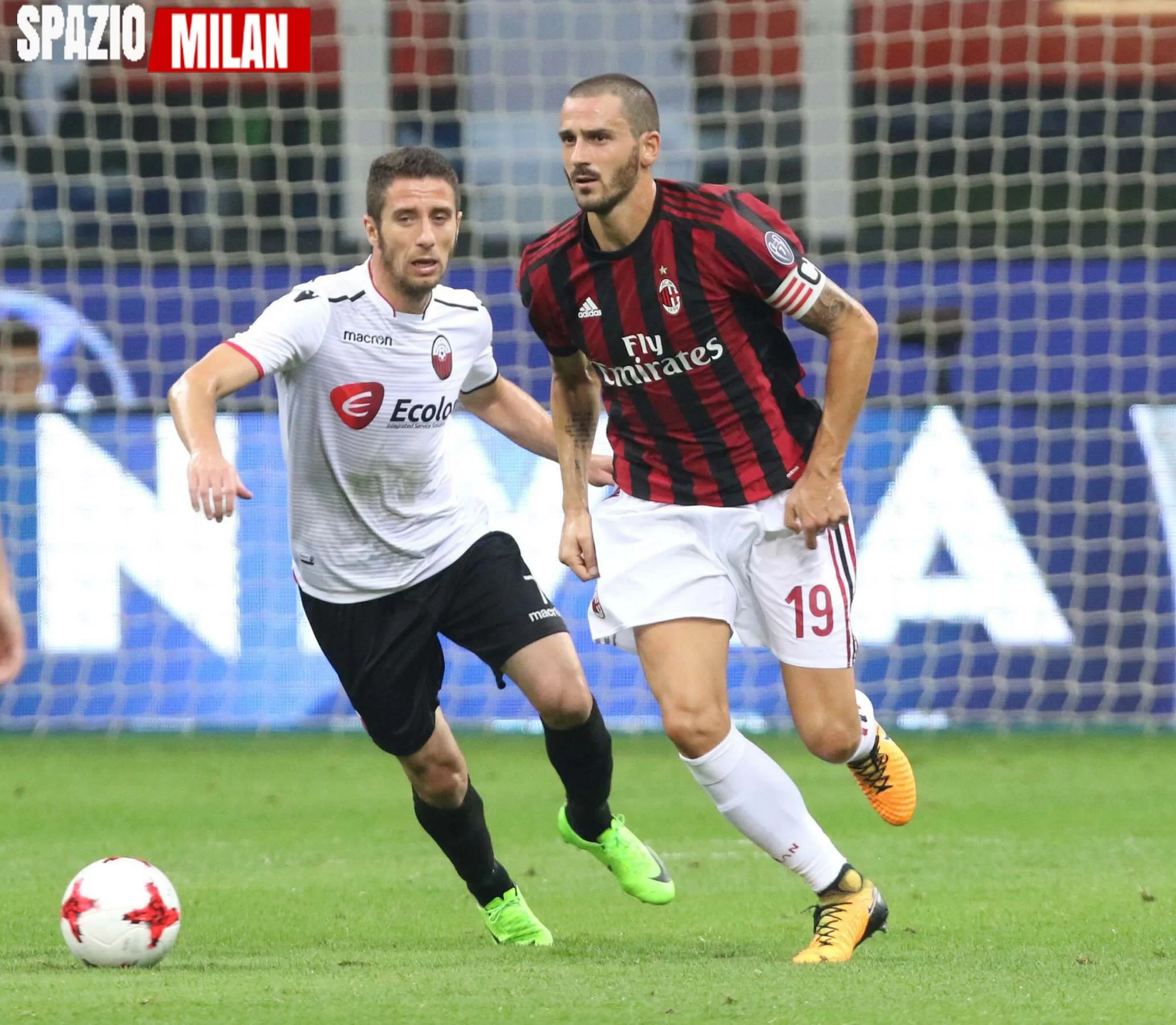 Europa League, per la Uefa Bonucci è il secondo giocatore per passaggi riusciti