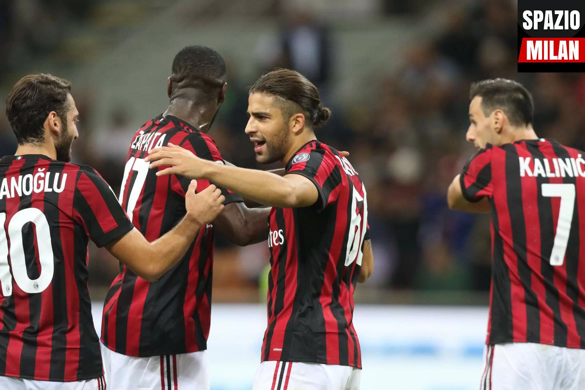 Milan-Juventus: Zapata in vantaggio su Musacchio, Abate al posto di Calabria