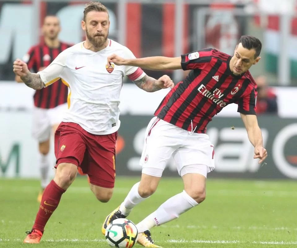 Verso Roma-Milan: emergenza a centrocampo per Di Francesco, si tenta il recupero di De Rossi