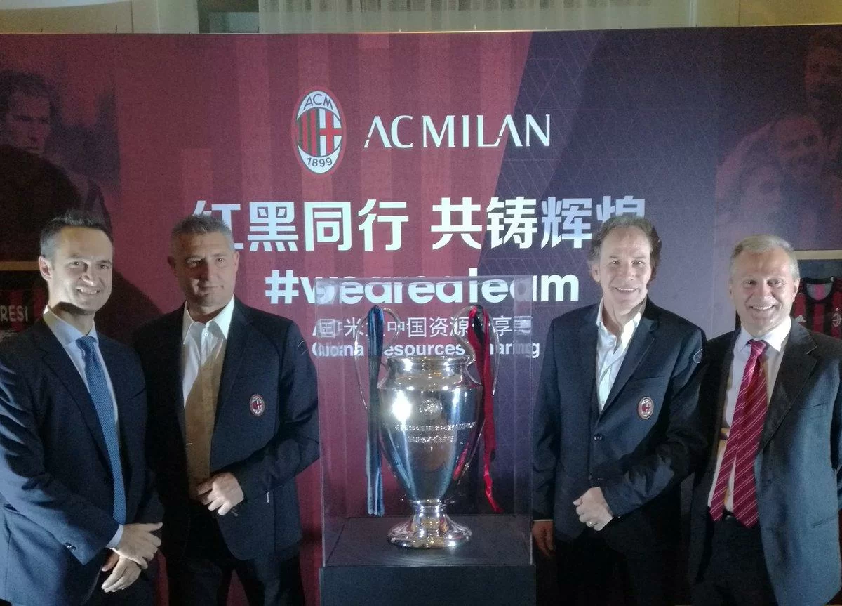 Cina, Baresi e Massaro presentano nuove attività Milan a Shanghai