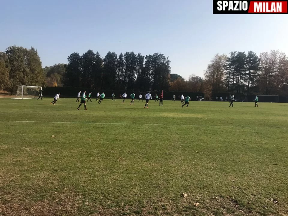 SM VIDEO/ Milanello, l’allenamento della Primavera di Gattuso