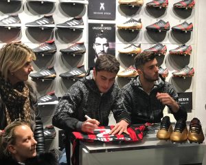 SM PHOTOGALLERY/ Le immagini dell'inaugurazione Adidas Store al CityLife:  presenti Cutrone e Calabria