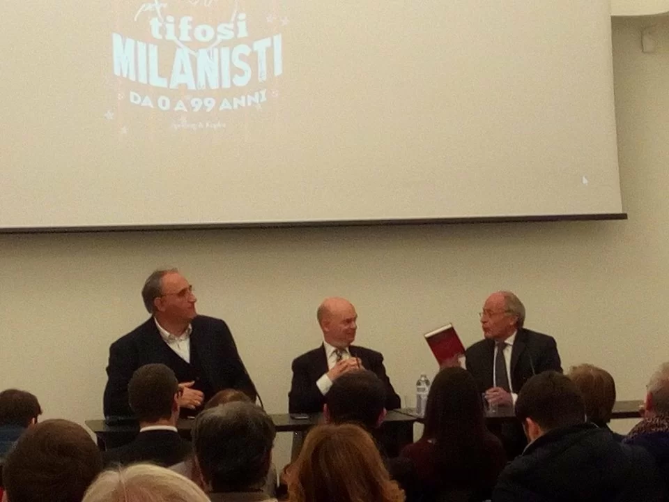 SM FOTO/ Fassone presente alla presentazione del nuovo libro di Carlo Pellegatti