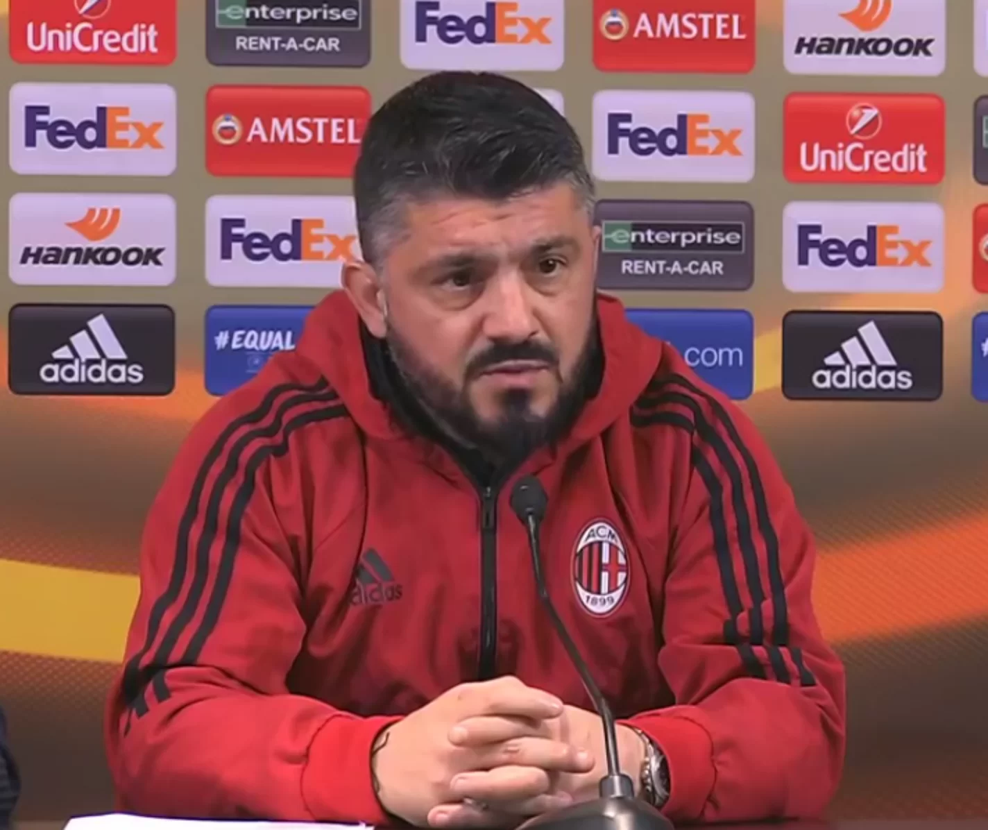 Gattuso a Milan Tv: “Dobbiamo recuperare energie per il derby. Grande crescita dei miei ragazzi”