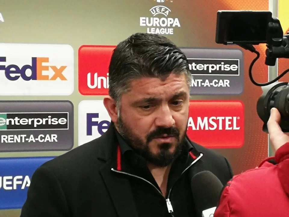Gattuso a Premium: “Ero curioso di vedere come reagiva la squadra dopo la sconfitta di giovedì. André Silva? Felice per lui”